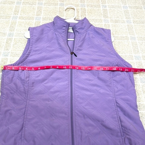 Vintage Columbia Purple Quilted Vest Size L - Picture 5 of 7